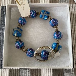 Alexa’s Angels beaded key ring bracelet